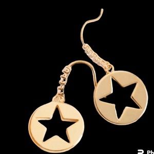 NWT Kate Spade - Symbols Star - Gold Drop Earrings